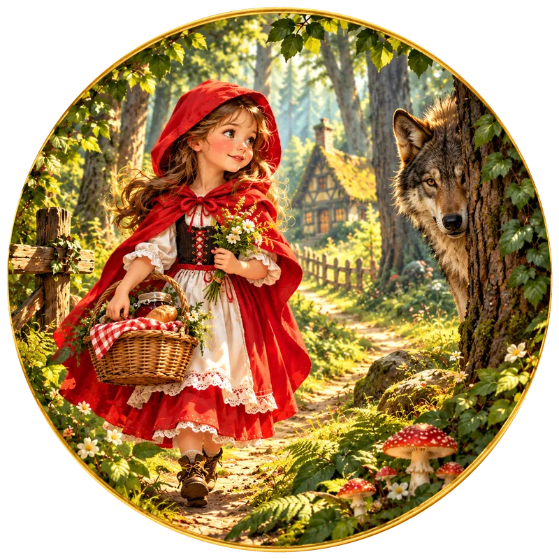 Rotkäppchen – Illustration Flick Flack Märchentheater
