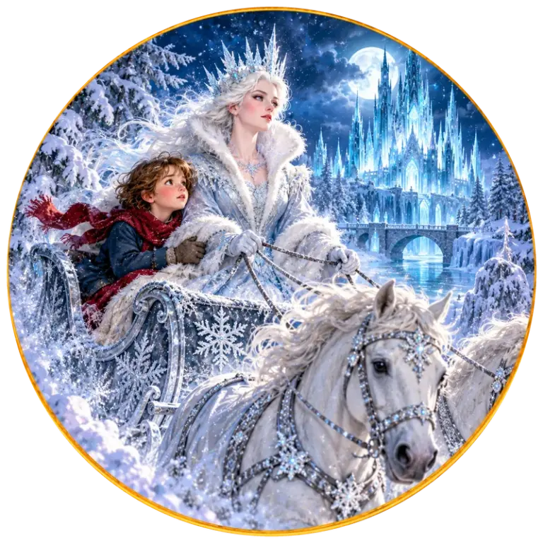 Die Schneekönigin – Illustration Flick Flack Märchentheater